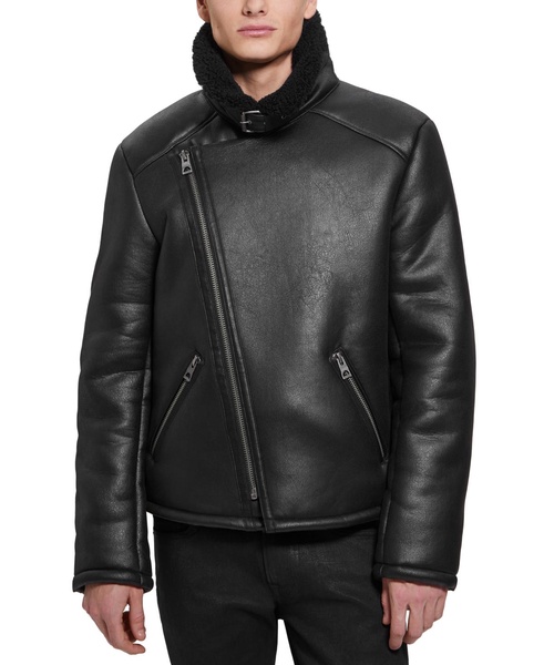 Men's Toni Asymmetrical Faux Leather Jacket