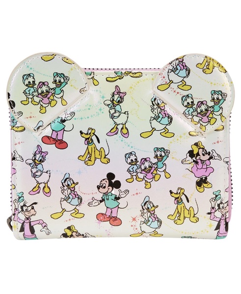 Men's and Women's Disney100 All-Over-Print Zip-Around Wallet