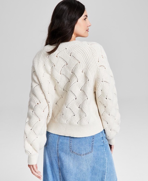 Women's Pointelle Cardigan, Created for Macy's