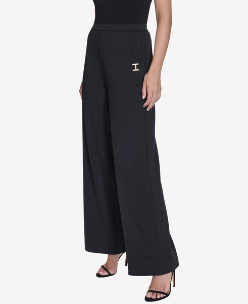 Women's Logo Hardware Straight-Leg Pants