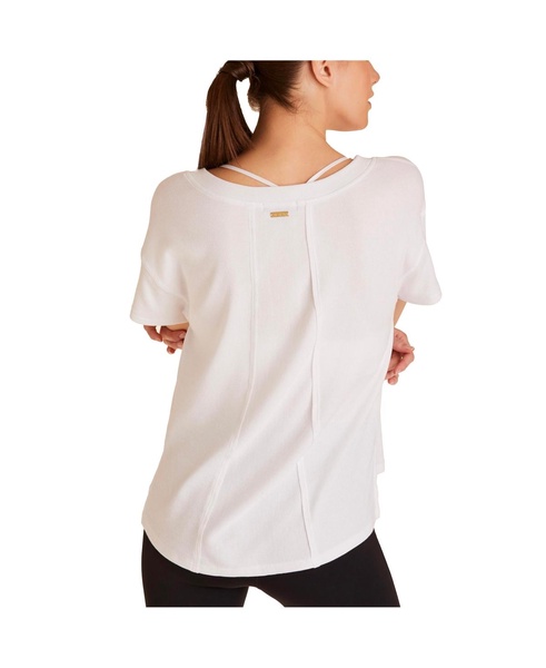 Plus Size V-Neck Indio Rib Tee