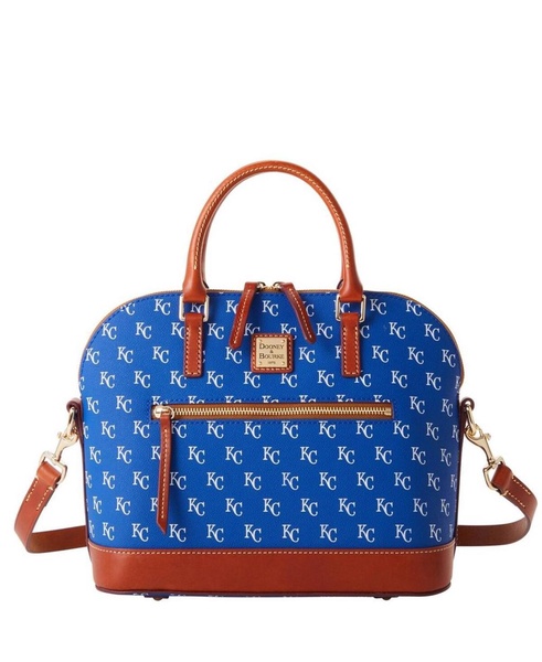 Women's Kansas City Royals Signature Domed Zip Satchel Purse