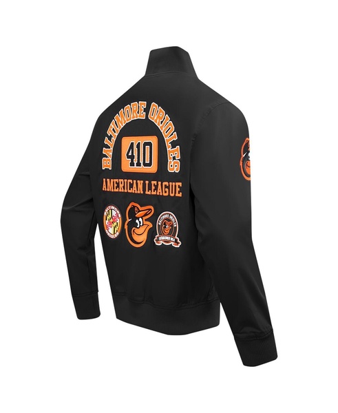 Men's Black Baltimore Orioles Area Code Twill Full-Zip Jacket