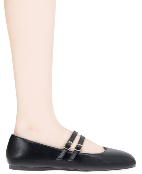 Women's Harisa Slip-On Buckle Square Toe Mary Jane Ballet Flats