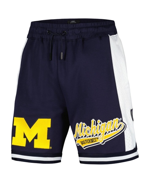 Men's Navy Michigan Wolverines Script Tail DK 2.0 Shorts