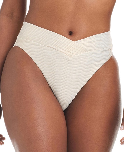 Women's V-Waist High-Leg Bikini Bottoms, Created for Macy's