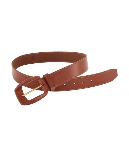 Women's 35mm Wrapped Buckle Leather Belt