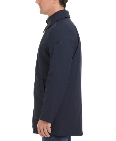 Men's Refined Rain Coat with Bib Back