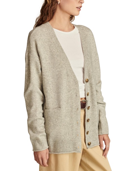 Women's Slouchy Button Front Cardigan