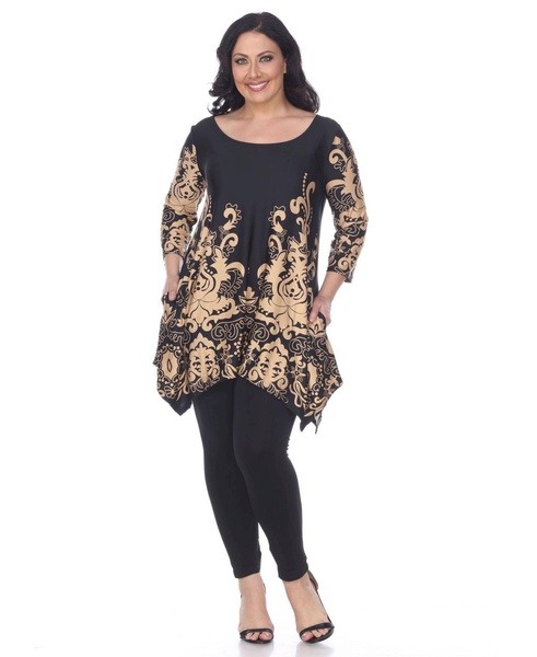 Plus Yanette Tunic Top