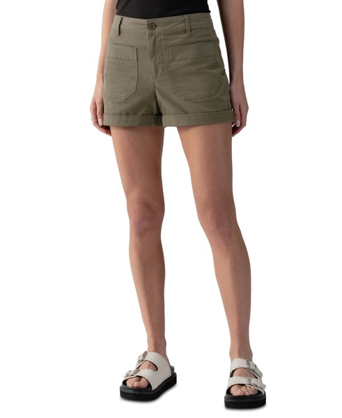 Women's Marine High Rise Rolled-Cuff Shorts