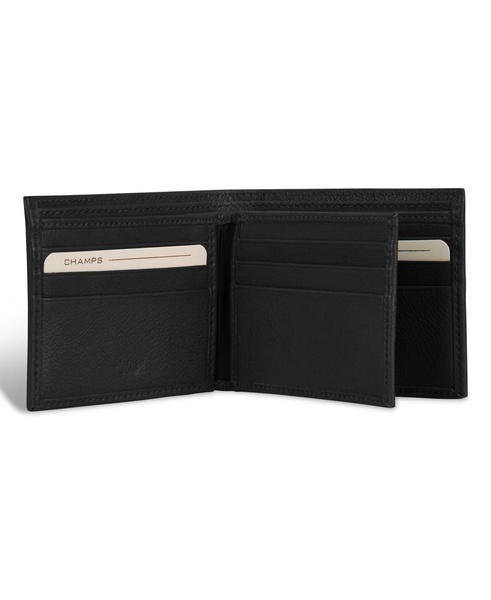 Men's Onyx Collection Leather Center Wing Wallet