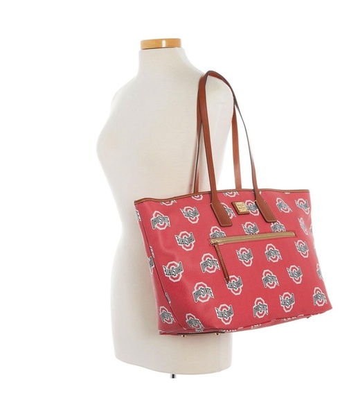 Women's Ohio State Buckeyes Sporty Monogram Large Zip Tote Bag