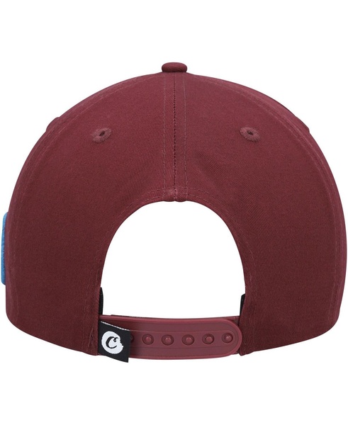 Men's Burgundy Upper Echelon Snapback Hat