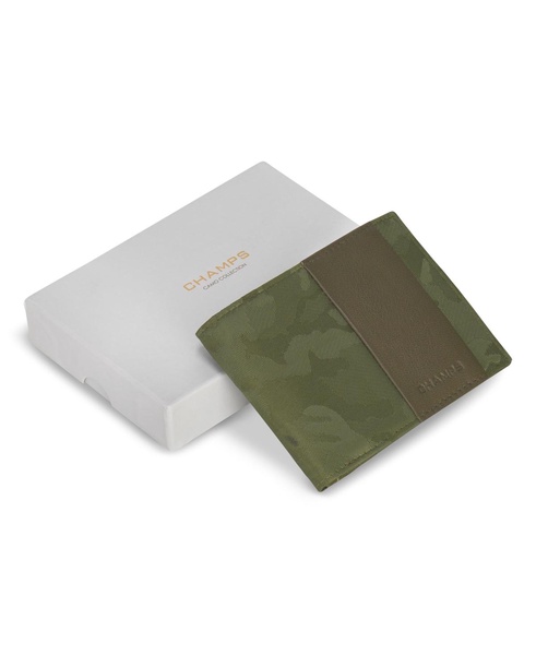 Men's Camo Collection Leather Bi-Fold Wallet