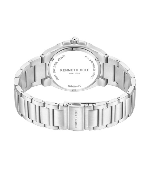 Men's Modern Classic Silver Stainless Steel Watch 41MM