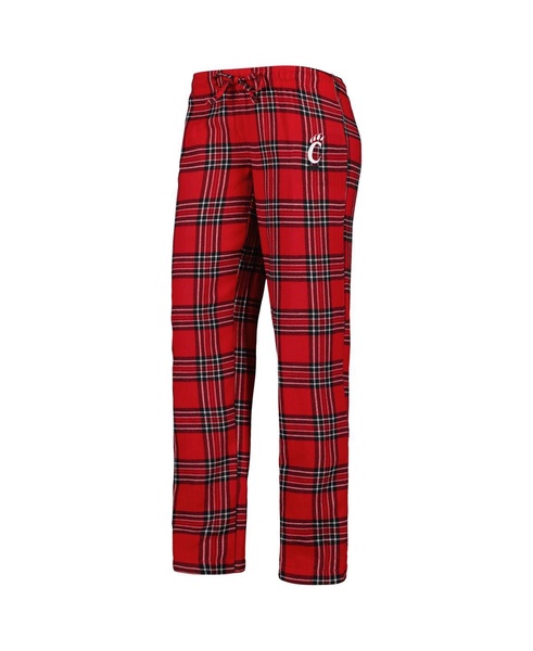 Women's Red, Black Cincinnati Bearcats Badge T-shirt and Flannel Pants Sleep Set