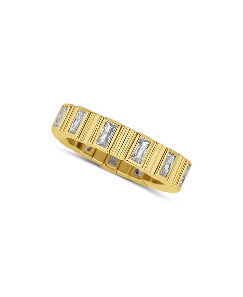 Cubic Zirconia Band Stretch Ring