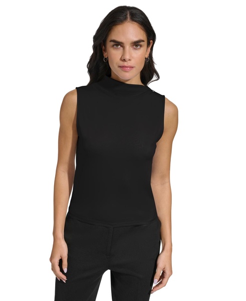 Women's Funnel-Neck Sleeveless Top