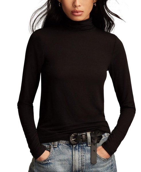 Women's Turtleneck Long-Sleeve Top