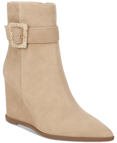 Women's Weslie Buckled Wedge Booties