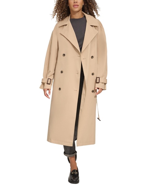 Women's Classic Relaxed Fit Belted Trench Coat