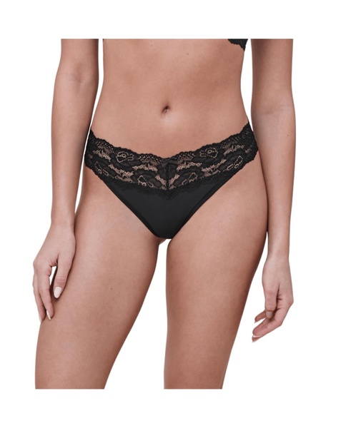 Women's Goddess Lace Trim Thong