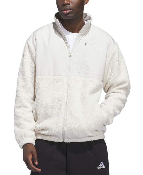 Men's Loose-Fit Full-Zip Fleece Jacket