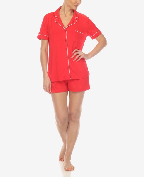 Women's 2 Pc. Short Sleeve Pajama Set