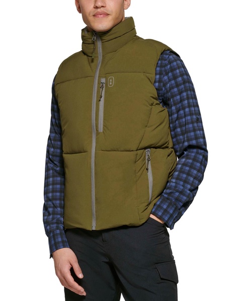 Men's Glacier Quilted Full-Zip Hiking Vest 