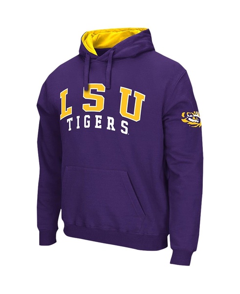  Men's LSU Tigers Double Arch Pullover Hoodie