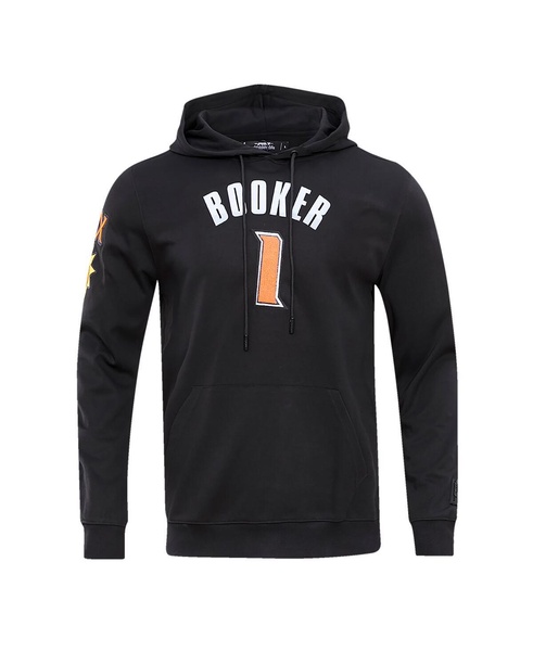 Men's Devin Booker Black Phoenix Suns Player Pullover Hoodie