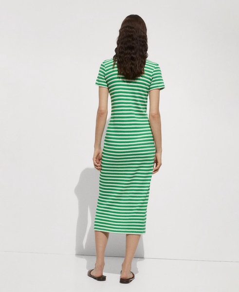 Women's Striped Jersey Dress