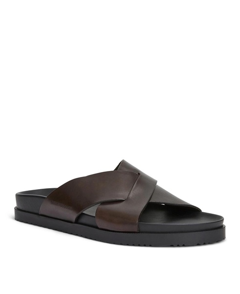 Men's Bologna Leather Crisscross Sandals