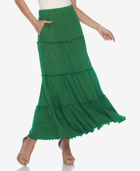 Women's Tiered Maxi Skirt