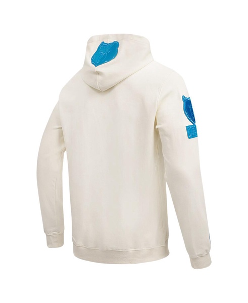 Men's Cream Memphis Grizzlies Triple Tonal DK Pullover Hoodie