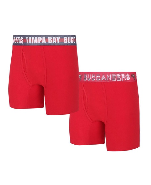 Men's Tampa Bay Buccaneers Gauge Knit Boxer Brief Two-Pack