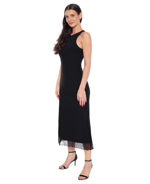 Women's PowerMesh A-line Maxi Dress