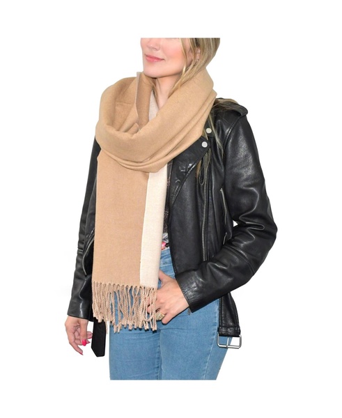 REVERSIBLE TWO TONE SCARF