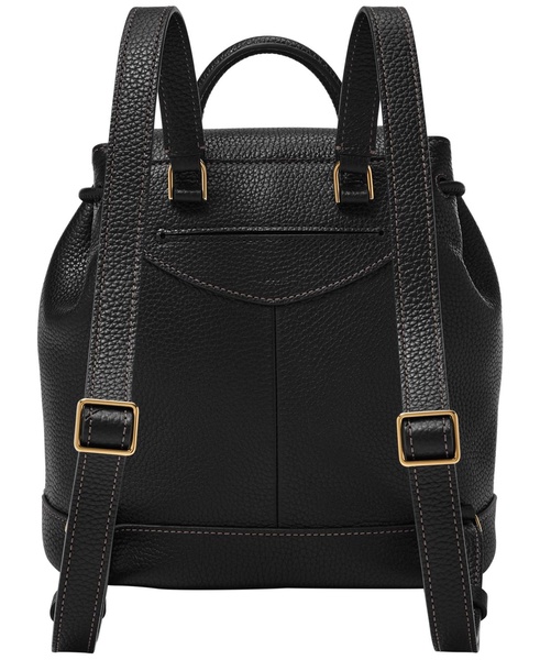 Everleigh Leather Flap Backpack Bag