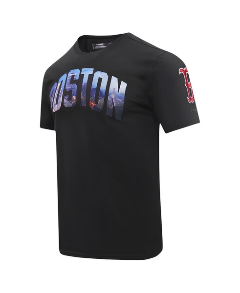 Men's Black Boston Red Sox Cityscape T-Shirt