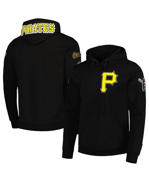 Men's Black Pittsburgh Pirates Team Logo Pullover Hoodie