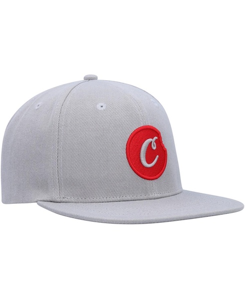 Men's Gray C-Bite Snapback Hat