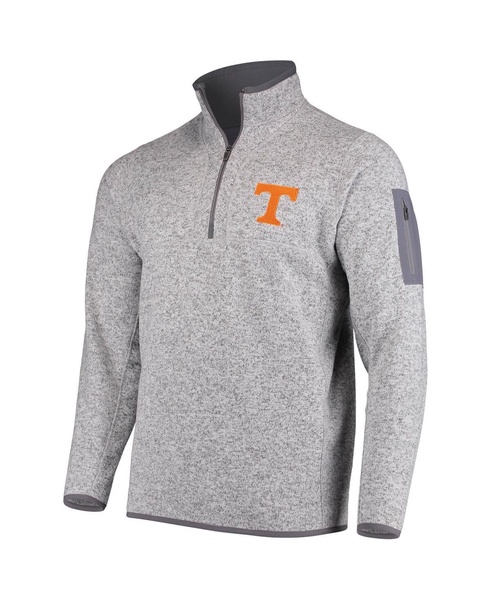 Men's Gray Tennessee Volunteers Fortune Half-Zip Sweatshirt