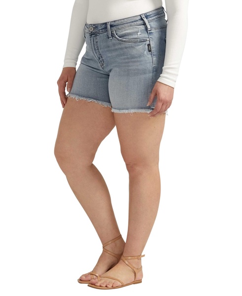 Plus Size Suki Mid Rise Curvy Fit Shorts