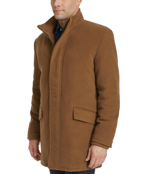 Men's Full-Zip Stand-Collar Car Coat