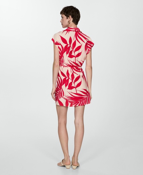 Women's Print Wrap Dress