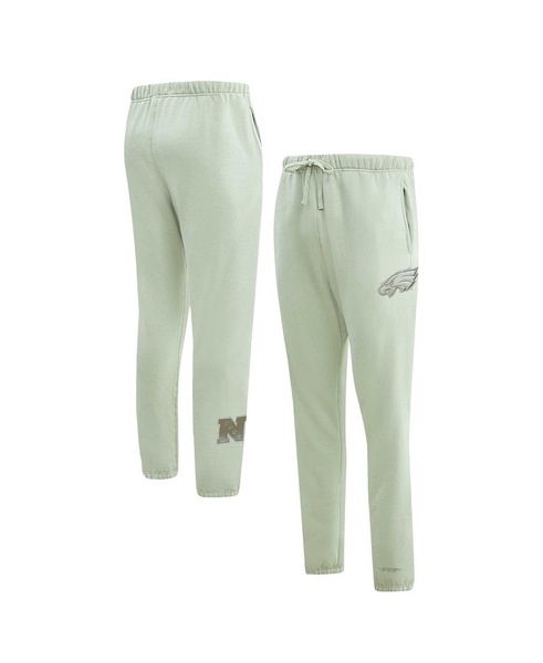 Men's Light Green Philadelphia Eagles Neutral Fleece Sweatpants