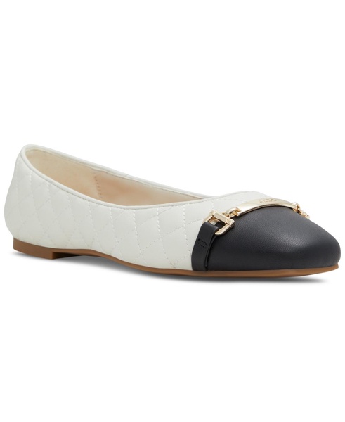 Women's Leanne Quilted Hardware Slip-On Ballerina Flats