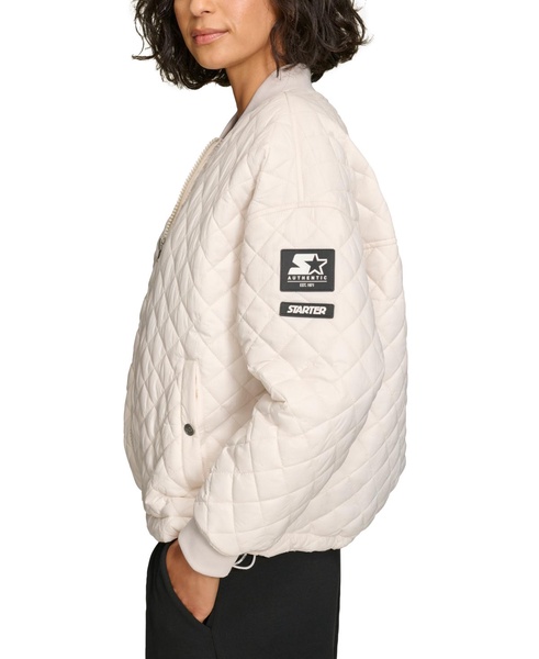 Women's Quilted Bomber Jacket 